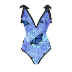 Butterfly print bikini / S