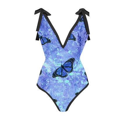 Cross-Border Bikini Beach Skirt Two-Piece Swimsuit Printed Belly-Covering Slimming Lace-Up European and American Amazon Foreign Trade Swimwear
