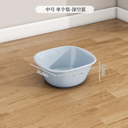 Washbasin Household Thickened Plastic Large-size Basin Student Dormitory Laundry High-value Small Baby Washbasin for Foot Washing