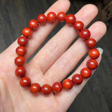 Brazil red sandalwood bracelet 2.0 safflower pear bracelet men's and women's lovers jewelry wooden play mahogany beads manufacturers