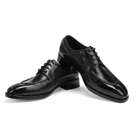New Style Formal Shoes, Horsehide Business Formal Leather Shoes, Goodyear Genuine Leather Sole, British Style Leather Shoes, Wedding Shoes
