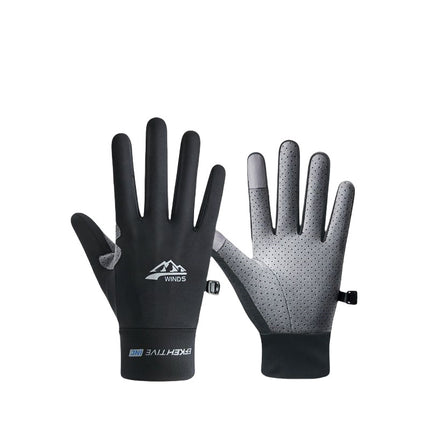 Half finger gloves men's summer riding driving breathable thin ice silk touch screen sunscreen non-slip gloves women manufacturers wholesale