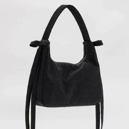 American niche design Baggu Mini Bow handbag underarm bag fashion trendy sky blue all-match women's bag