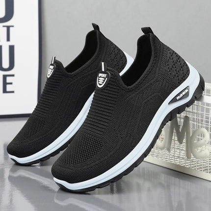 Men's Shoes 2026 Single Shoes Cross-Border Temu Men's Shoes Dropshipping New Breathable Casual Shoes Middle-Aged and Elderly Dad Shoes Wholesale