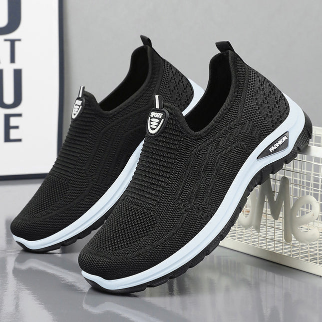 Men's Shoes 2026 Single Shoes Cross-Border Temu Men's Shoes Dropshipping New Breathable Casual Shoes Middle-Aged and Elderly Dad Shoes Wholesale