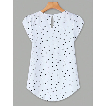 Cross-Border Export New Dropshipping Aliexpress Blouses Petal Sleeve Shirts