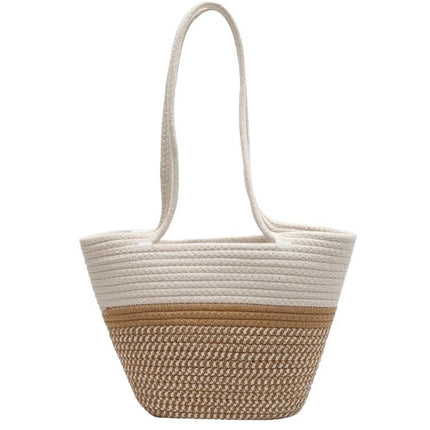 Woven Cotton Tote / Sac Tressé Coton