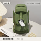 Creative Multifunctional Tissue Box-Middle Ancient Green