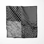 Cashew four square grid black / 65