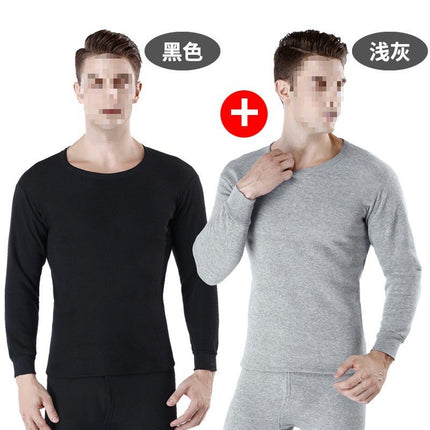 Men's thermal underwear suit fleece-lined thickened youth cotton sweater bottoming autumn pants autumn pants winter other