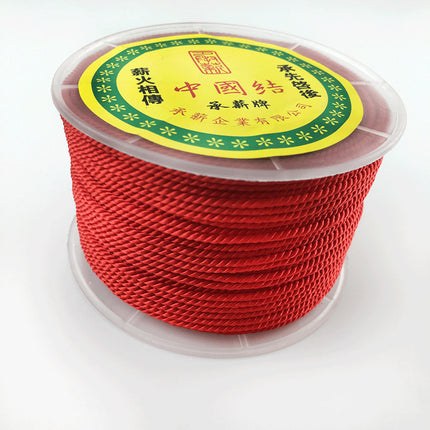 Red braided line diy jewelry accessories Chinese tie line red rope hand rope necklace hand braided material strands