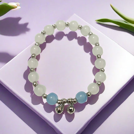 New Chinese-Style Ancient Beaded Elastic String Bracelet, Sweet Girl's Glass Bracelet, Night Market Stall, Cross-Border Live Broadcast Jewelry