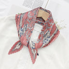 L024-071-02 red skin / 70cm wrinkled square towel