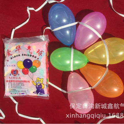 Aihua Super 3 Shot Balloon Ground Stand Balloon Aihua Balloon Temple Fair Hot Selling Water Balloon 500 Wholesale