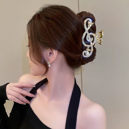 South Korea Ins Internet Popular Autumn and Winter Simple Hairpin Back Head Clip Women's Large Hairpin Hair Shark Clip Headwear