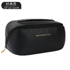 Classic black-classic pillow cosmetic bag / 23*11*11CM