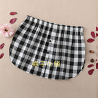 Black, white and gray plaid / M【 40-55kg 】