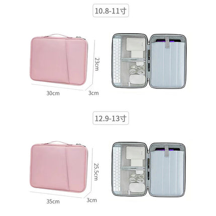 Tablet Bag iPad Computer Bag Spot Cross-Border 11inch 13inch Satchel Tablet Cosmetics Bag Waterproof and Bubble Wrap Protective Cover
