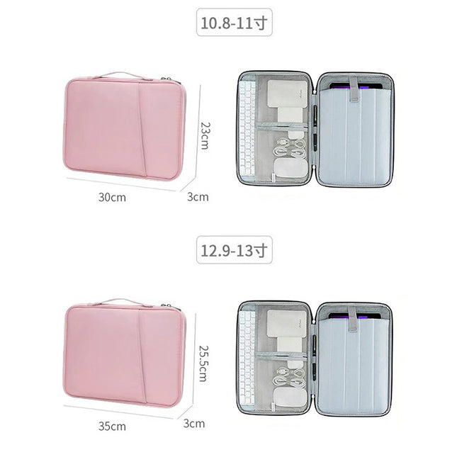 Tablet Bag iPad Computer Bag Spot Cross-Border 11inch 13inch Satchel Tablet Cosmetics Bag Waterproof and Bubble Wrap Protective Cover