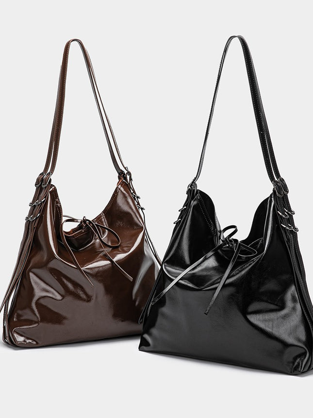 Z's 2025 Spring New Product Cross-Border Trendy Women's Bag New Year Series Buckle Decoration Large Capacity Shoulder Bucket Bag