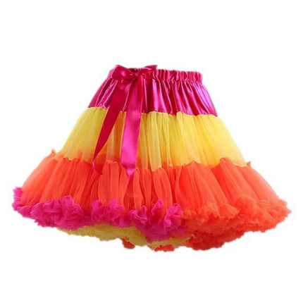 Adult Petticoat Daily Style Ultra-Puffy Nylon Lolita Cloud Petticoat Seamless Marshmallow Violent Puffy Skirt