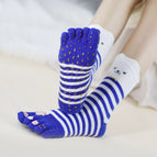 White bear blue stripes
