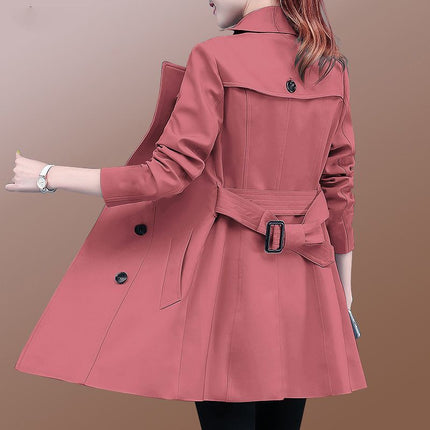 Women's Windbreaker 2025 Autumn New Style Short Slim Fit Women's Coat Mid-Length Waistcoat