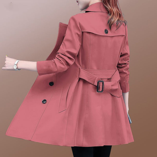 Women's Windbreaker 2025 Autumn New Style Short Slim Fit Women's Coat Mid-Length Waistcoat