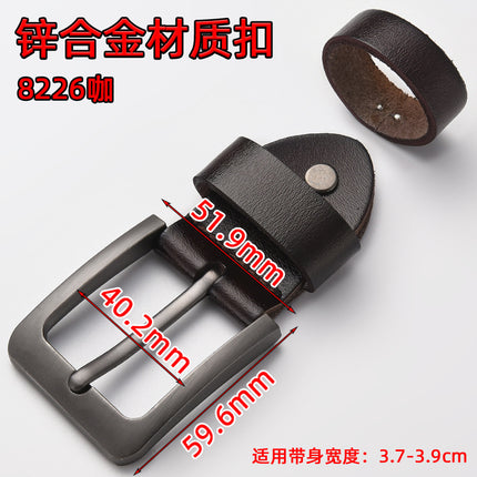 Men's Belt Buckle Pin Buckle Belt Buckle Head Waist Trousers Belt Buckle Head Leather Belt Belt Buckle Fittings