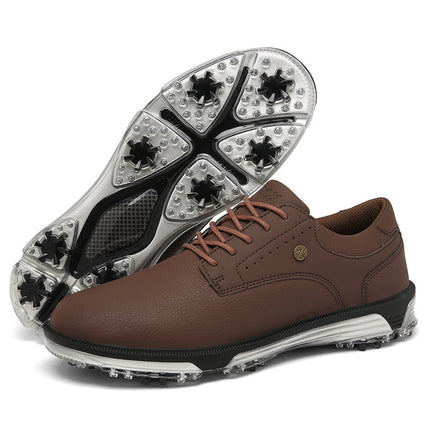 X20 Cross-Border Direct Supply Golf Shoes Men's Breathable Broken Nail Non-Slip Lace-Up Sneakers