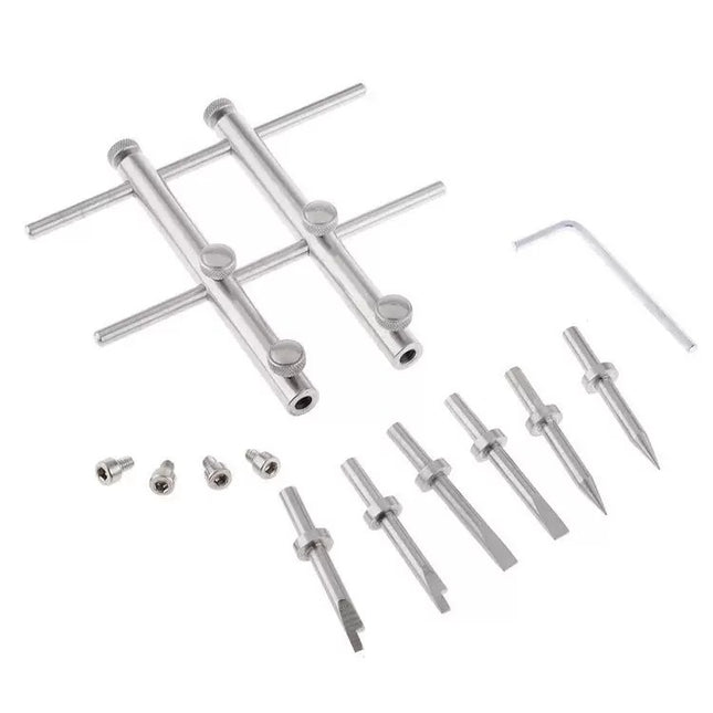 Camera Lens Repair and Disassembly Tool Tic-Tac-Toe Tool Grass-Shaped Tic-Tac-Toe Wrench Lens Repair Tool
