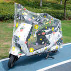 small size 180*120cm (bicycle small new national standard electric vehicle) / Transparent Flowers