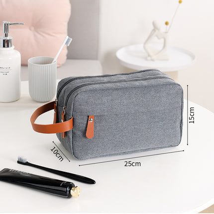 Cross-border Waterproof Cationic Hook Wash Bag Travel Cosmetic Bag Bathroom Supplies Large Capacity Convenient Travel Fabric