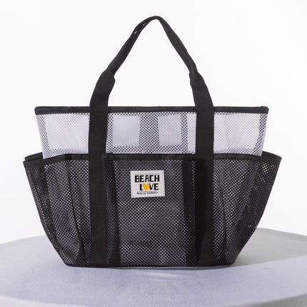 Mesh Portable Swimming Bag, Dry and Wet Separation Fitness Bag, Travel Storage Bag, Partitioned Beach Bag, Large Capacity Toiletry Bag