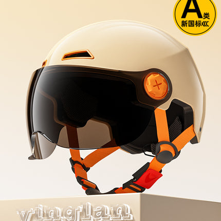 [Aerozen1.0 Helmet] Women's Electric Bike Helmet with 3C Certification, Men's Half Helmet for Motorcycle Riding, Starry Sky Edition