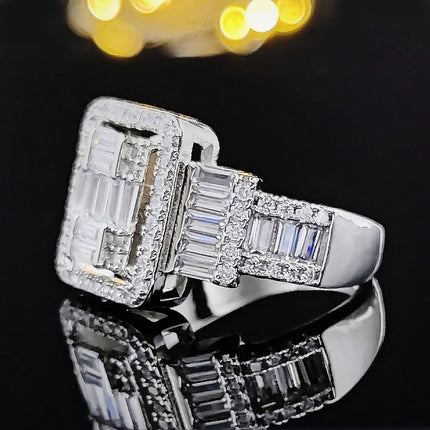 Cross-border e-commerce best selling new geometric ring female niche senior design r7320
