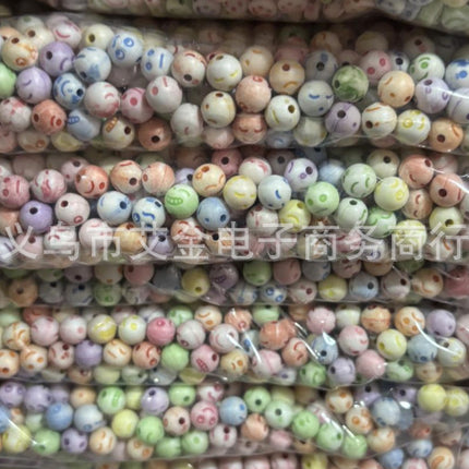 Plastic Washed Marine Series Shell Starfish Small Fish Kids Toy Beaded Bracelet Necklace Beaded Accessories Wholesale