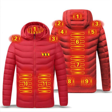 Heated Cotton Clothing for Winter in District 249, District 11, District 19, Smart Heated Cotton Jacket, Unisex Heated Clothing Jacket