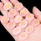 Pink crystal (13 pieces)