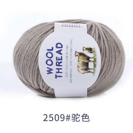 Cross-Border Wholesale Merino Wool Thread Handmade Stick Needle Hand Knitted Sweater Wool Pants Jacket Hat Scarf Shawl Thread