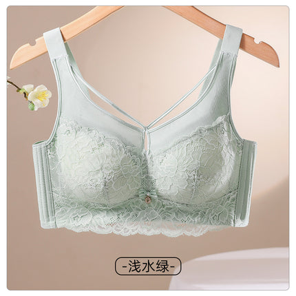 Strapless Bra Plus Size Women's Underwear 100kg Large Bust Minimizing Bra Thin Full Cup Full Coverage Side Support E Cup