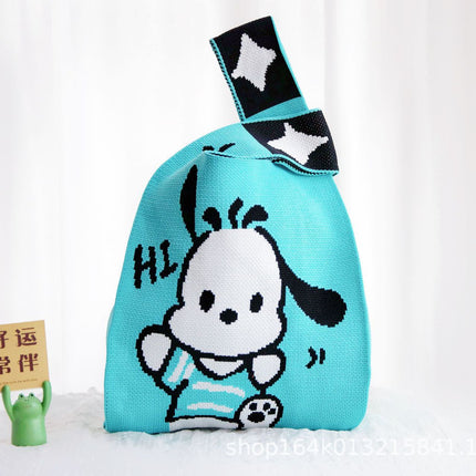 Knitted Bag Souvenir Gift Bag Kindergarten Kidsren Baby Full Moon Birthday Gift Cartoon Gift Bag Gift