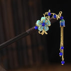 blue wind chimes