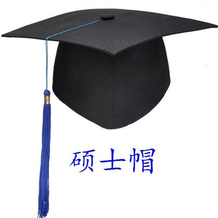 Factory in stock Senior high school graduation cap 18-year-old graduation ceremony bachelor cap wholesale adult hat printing embroidery