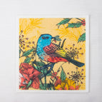 18*20cm / Yellow bird (flower and bird series)