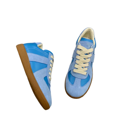 Internet Celebrity Popular Men's and Women's Couple Shoes, Versatile Trendy Shoes, Retro Sports White Shoes, Genuine Leather Moral Training Shoes, Men's Shoes
