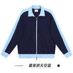 Navy blue with sky blue / S