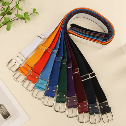 Cross-border explosion softball baseball belt multicolor outdoor sports golf students elastic elastic belt belt wholesale