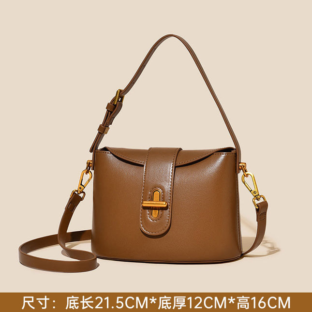 Vansman Bag Women's High-end Messenger Bag Vegetable Basket Bucket Bag Bags Shiling Bag Women's Handbag Small