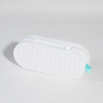 Double-sided breathable large capacity silicone goggles box silicone glasses protective box breathable portable drop-resistant goggles storage bag